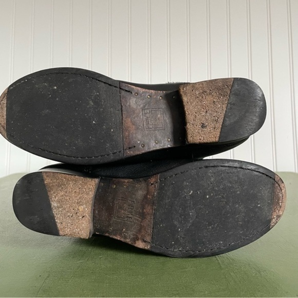 Frye MOLLY GORE Riding Boots in Black Buffalo Leather *Mexico* - Picture 9 of 10